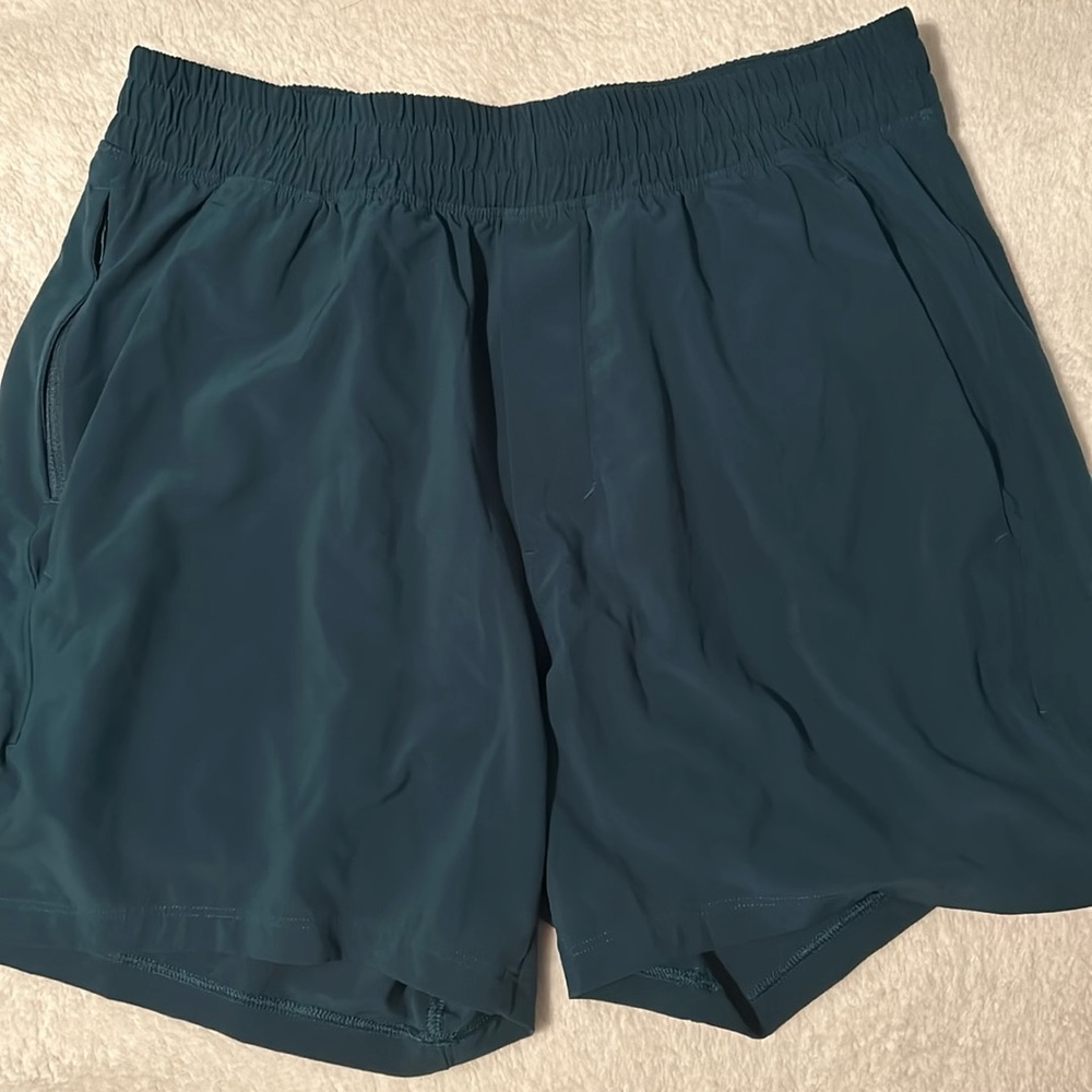 New Lululemon Medium pace breakers LINED 5in Storm Teal